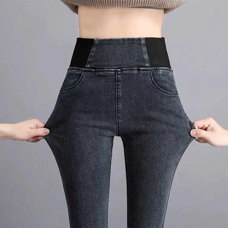 High-Waist Pencil Pants