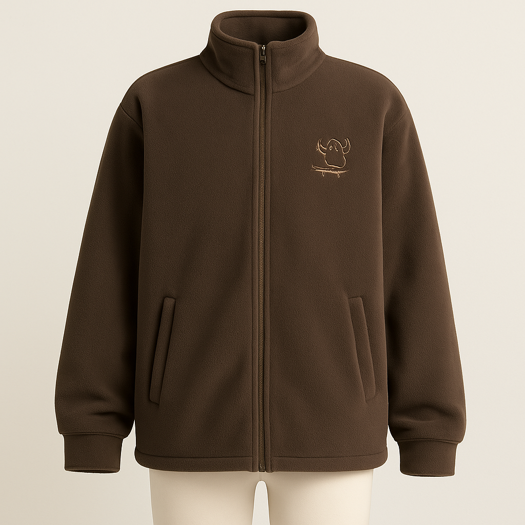 Double-sided polar fleece plus size coat