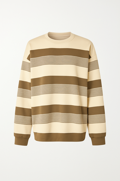 Striped Thin Sweatshirt