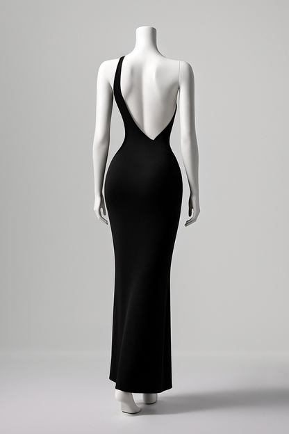 Beveled Backless dress
