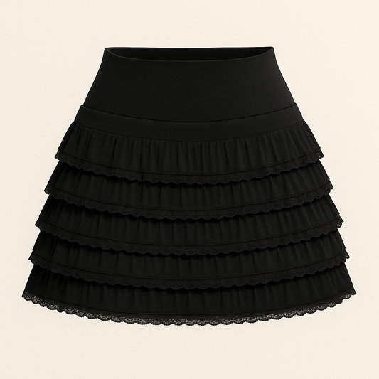 Trendy Pleated Mini Skirt