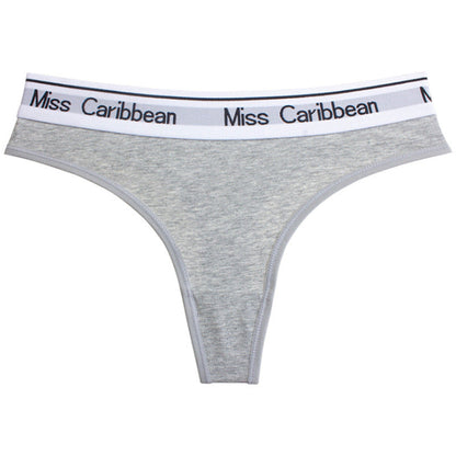 Cotton Letter Waist Sports Temptation T-Pants