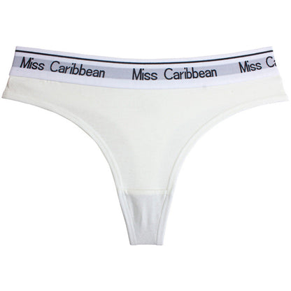 Cotton Letter Waist Sports Temptation T-Pants