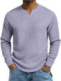 Autumn Long-Sleeve V-Neck Slim Base Shirt