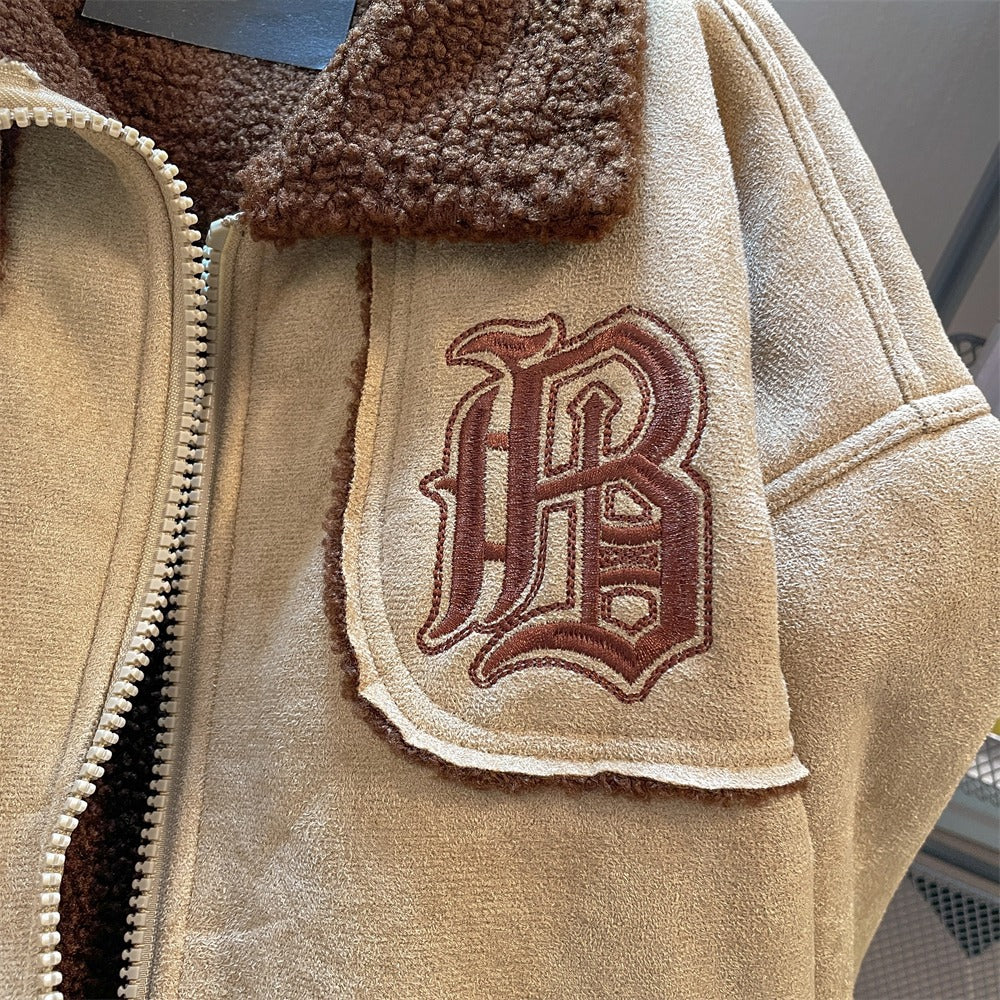 Minimalist Khaki Zip-Up Cardigan