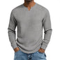 Autumn Long-Sleeve V-Neck Slim Base Shirt