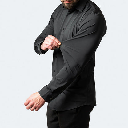 Elastic Non-Iron Men’s Long-Sleeved Shirt