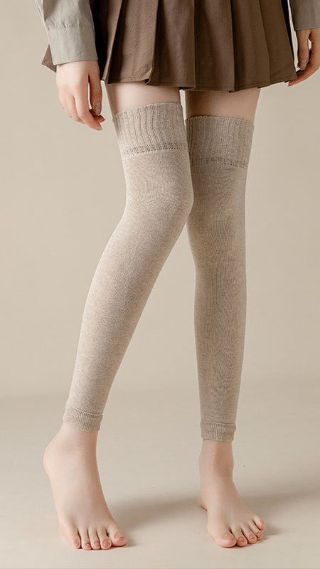 Women’s Fleece-Lined Long Tube Knee Socks