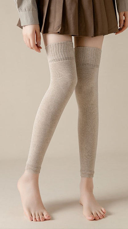Women’s Fleece-Lined Long Tube Knee Socks