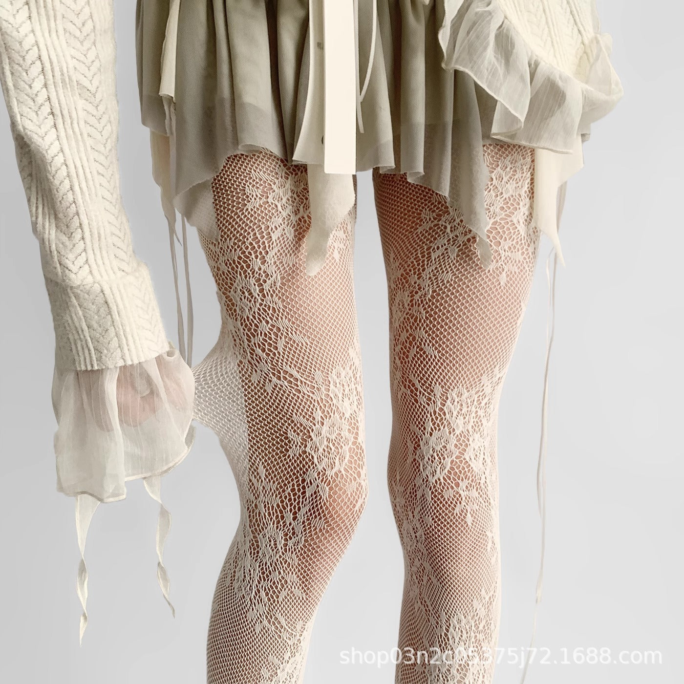 Night Teaching Room Lace Pantyhose