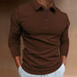 Vertical Long Sleeve Performance Polo