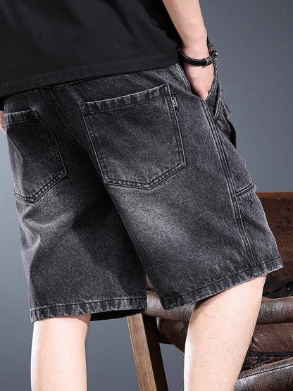 Heavyweight Vintage Denim Cargo Shorts