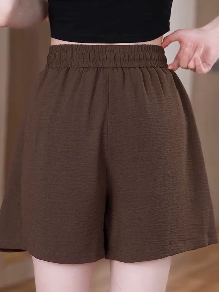 High-Waist Wide-Leg Summer shorts