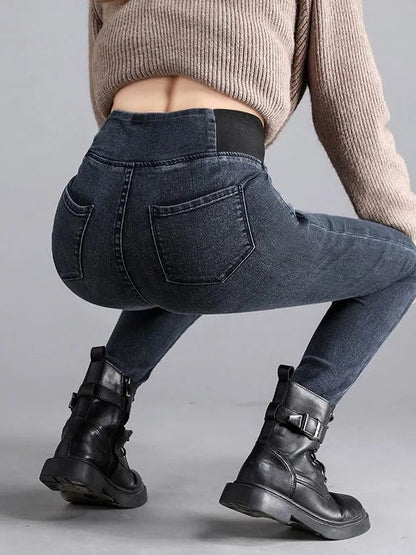 High-Waist Pencil Pants