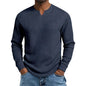 Autumn Long-Sleeve V-Neck Slim Base Shirt