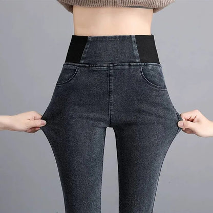 High-Waist Pencil Pants