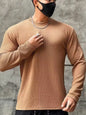 Round Neck Long-Sleeved Men's Activewear T-Shirt