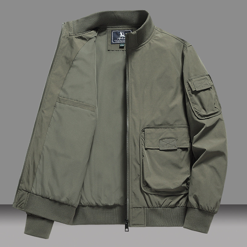 Pure Cotton Bomber Jacket