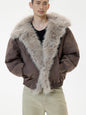 Soft Fur-Collar Coat