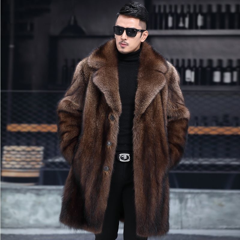 Men’s Faux Mink Fur Coat