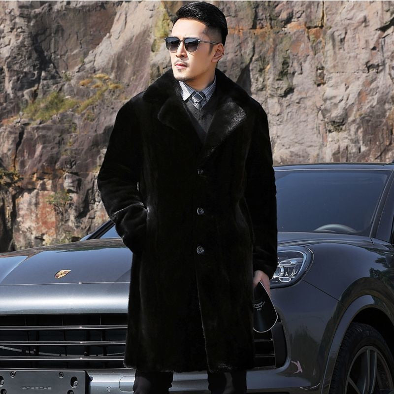 Men’s Faux Mink Fur Coat