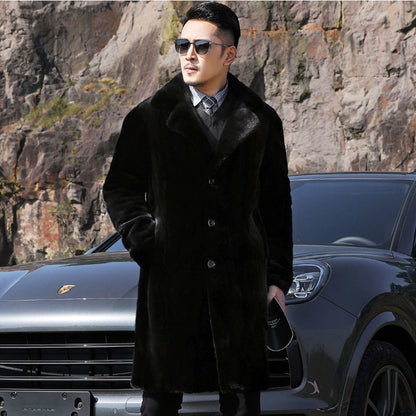 Men’s Faux Mink Fur Coat