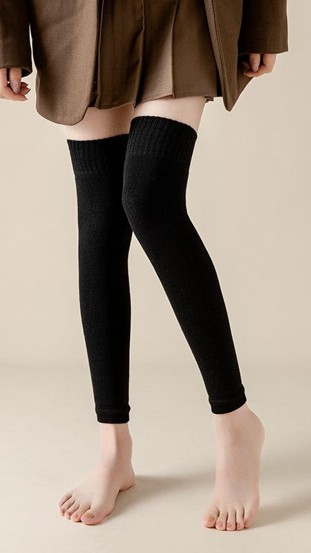 Women’s Fleece-Lined Long Tube Knee Socks