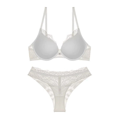 Seamless Lace Bra Set