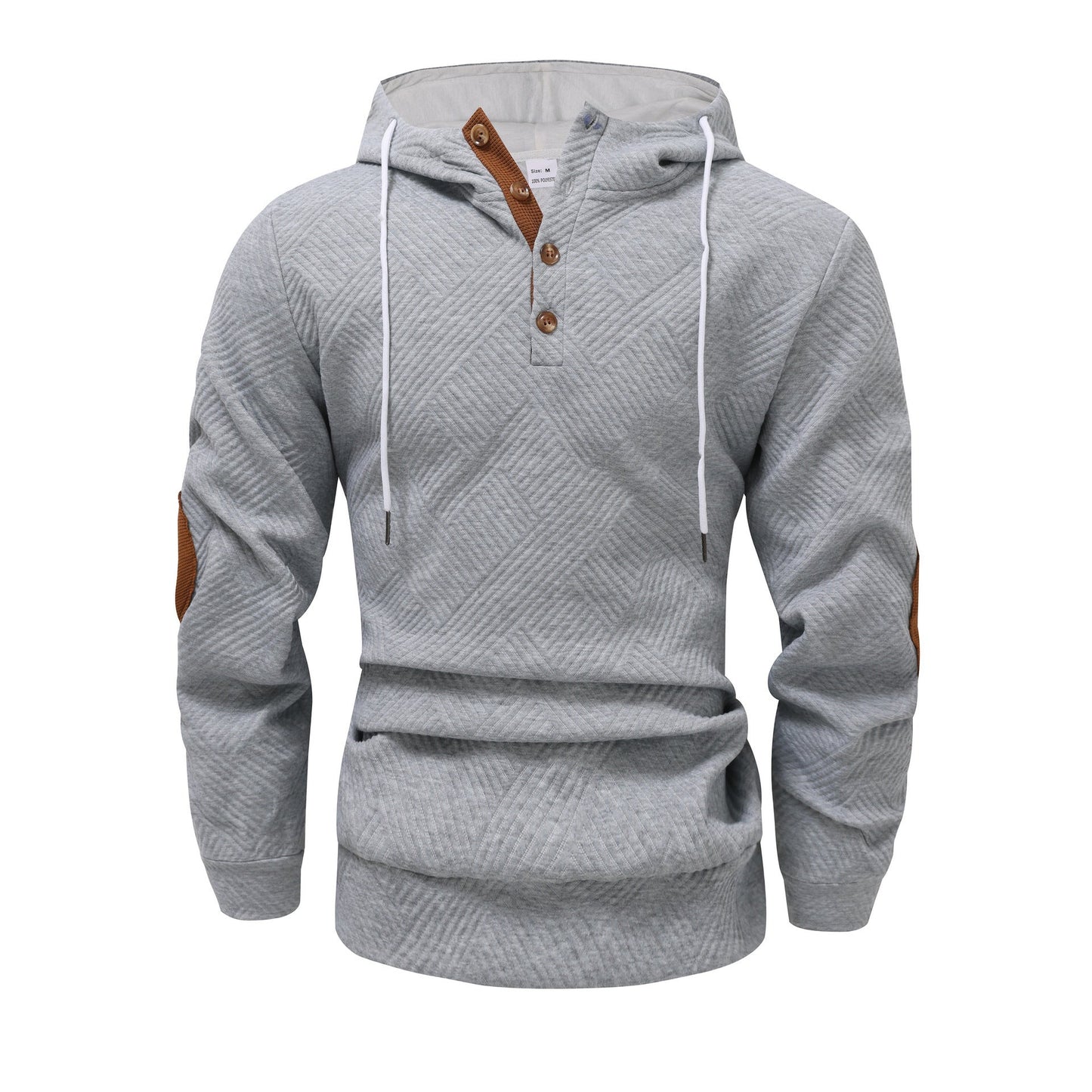 Jacquard Hooded Sweatshirt