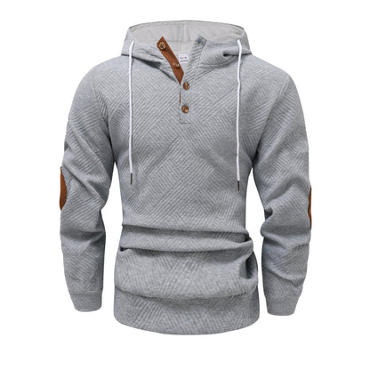 Jacquard Hooded Sweatshirt