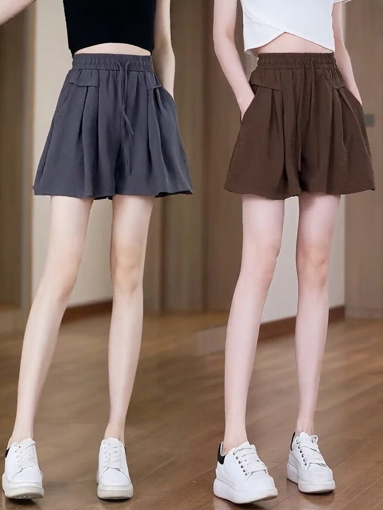 High-Waist Wide-Leg Summer shorts