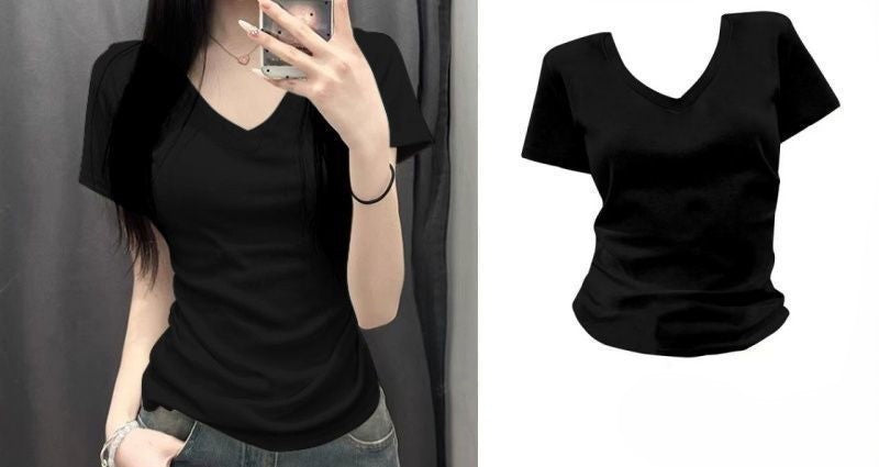 Slim-Fit V-Neck Tee