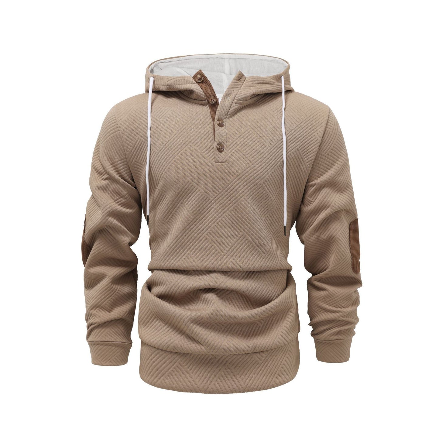 Jacquard Hooded Sweatshirt