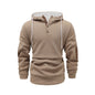 Jacquard Hooded Sweatshirt