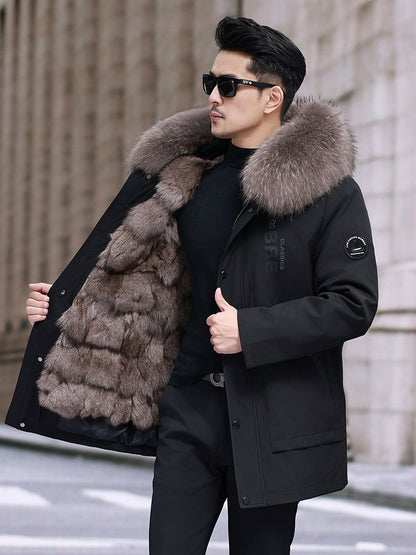 Fur Liner Removable Fur Jacket