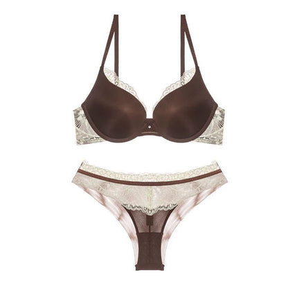 Seamless Lace Bra Set