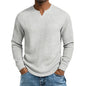 Autumn Long-Sleeve V-Neck Slim Base Shirt
