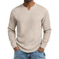 Autumn Long-Sleeve V-Neck Slim Base Shirt