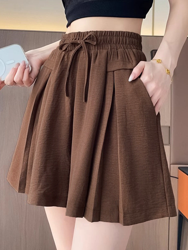 High-Waist Wide-Leg Summer shorts