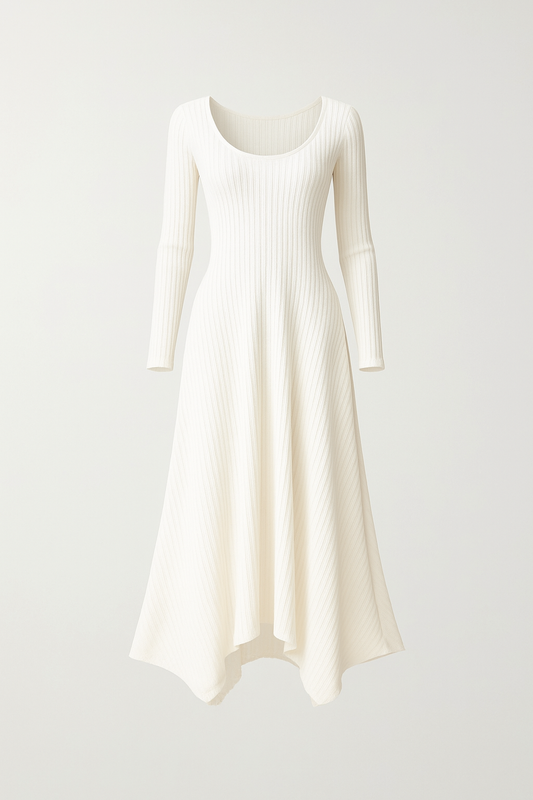 Chinoiserie Mesh Hooded Long Dress