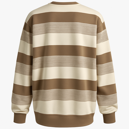 Striped Thin Sweatshirt