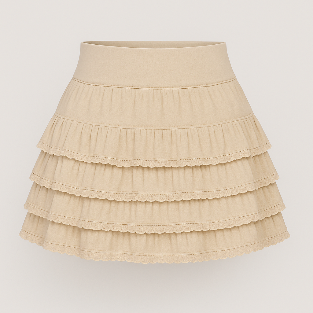 Trendy Pleated Mini Skirt