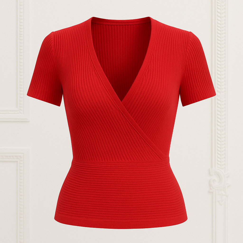 Low-cut Deep V Slim-fit